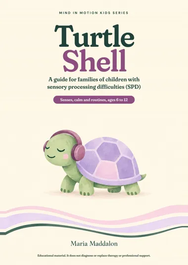 Cover of Turtle Shell, a book about sensory for children by Maria Maddalon