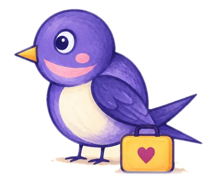 Lila the swallow